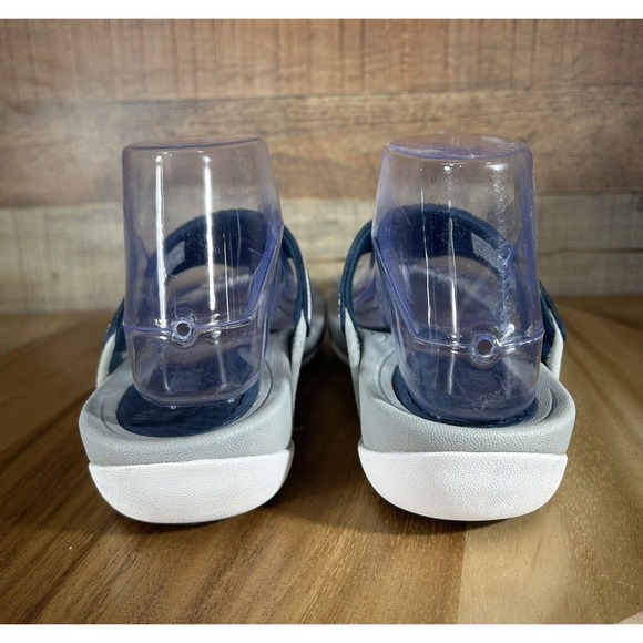 Dansko Katy 2 Thong Sandals Womens EU 39 US 8.5-9 White Gray Wedge Slip-On - Picture 4 of 10